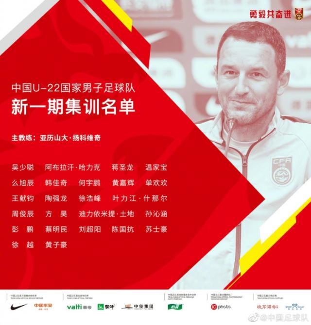 咪咕体育直播咪咕视频-U22国青备战杭州亚运会名单：阿布拉汗、么旭辰入选